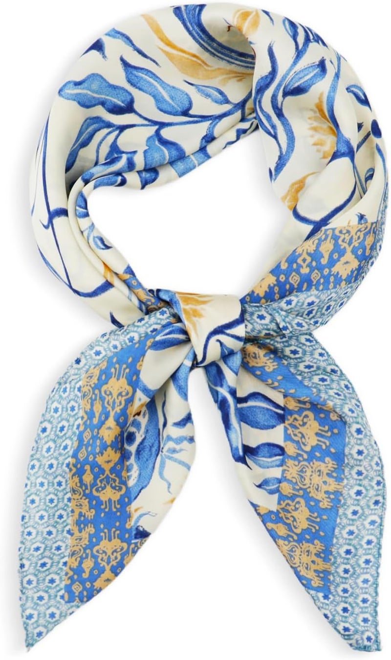 vimate Head Scarf for Women Hair 27'' Square Satin Silk Feeling Bnadana Neck Scarf Handbag Accessories Etc - Image 1